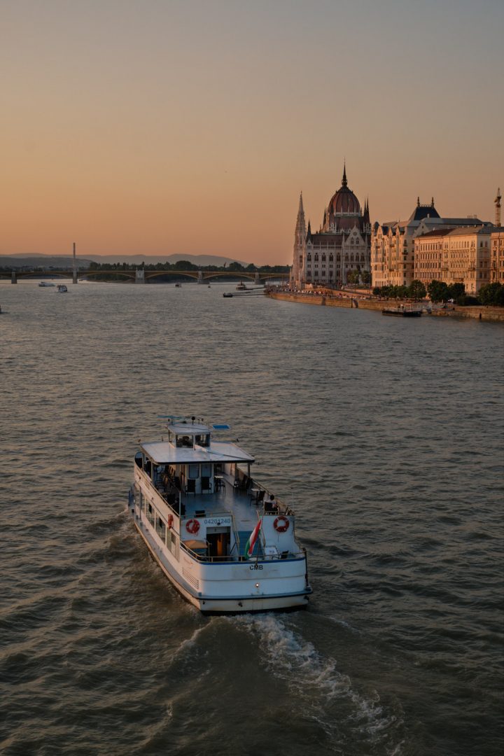 A boat on the Danube